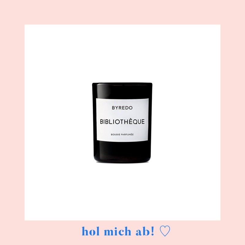 [NEW] BYREDO Bibliothèque Candle 70g