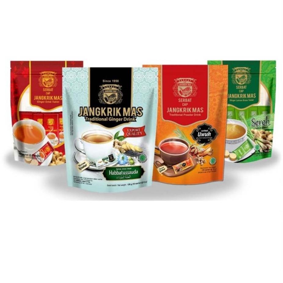 

(G-W7W-♥) Serbat jangkrik mas jahe wedang uwuh sereh top produk