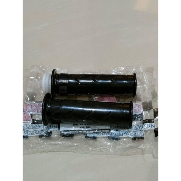 hand grip / hand pad + pipa gas karisma / supra x 125