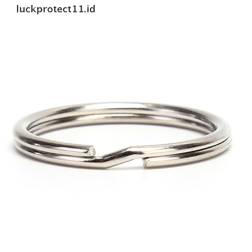 /Fashion Hot// Fashion// 100 Pcs/lot Kunci Cincin DIY Logam Tempat Kunci Split Rings Hoop Metal Loop Keychain.