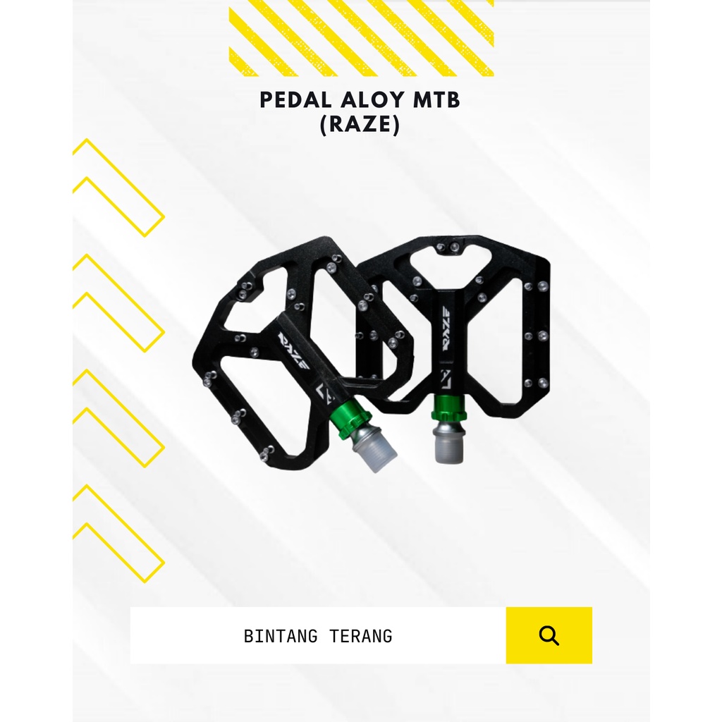 Pedal Bearing Raze / pedal sepeda lipat mtb alloy