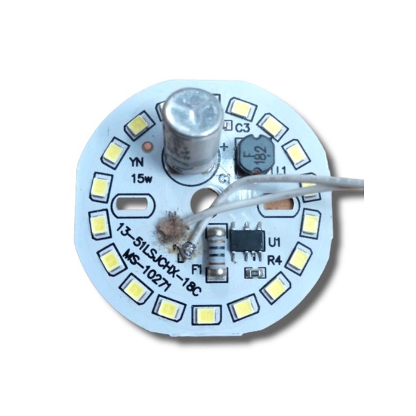 PCB led ac 15 watt hitam custom (BM) Diameter 50,9mm