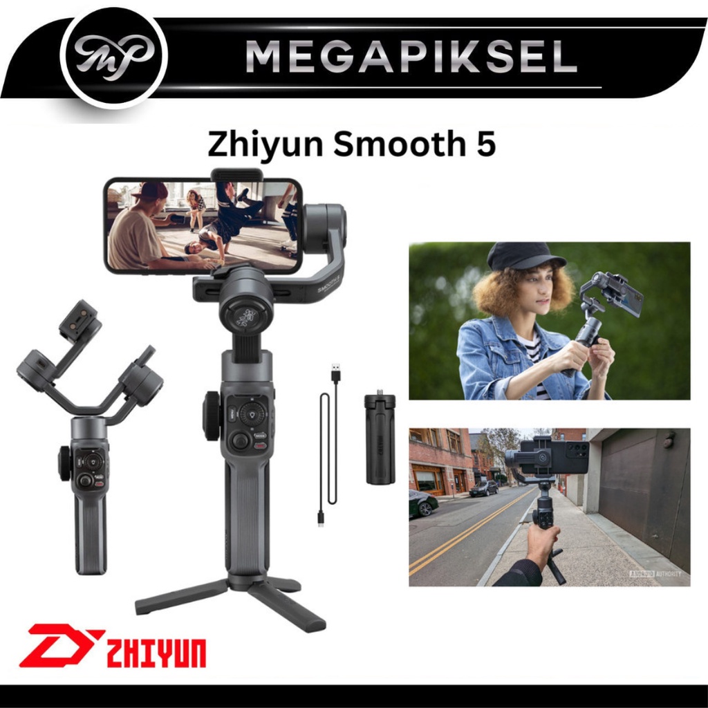 Zhiyun Smooth 5 3-Axis Gimbal Stabilizer HP Camera