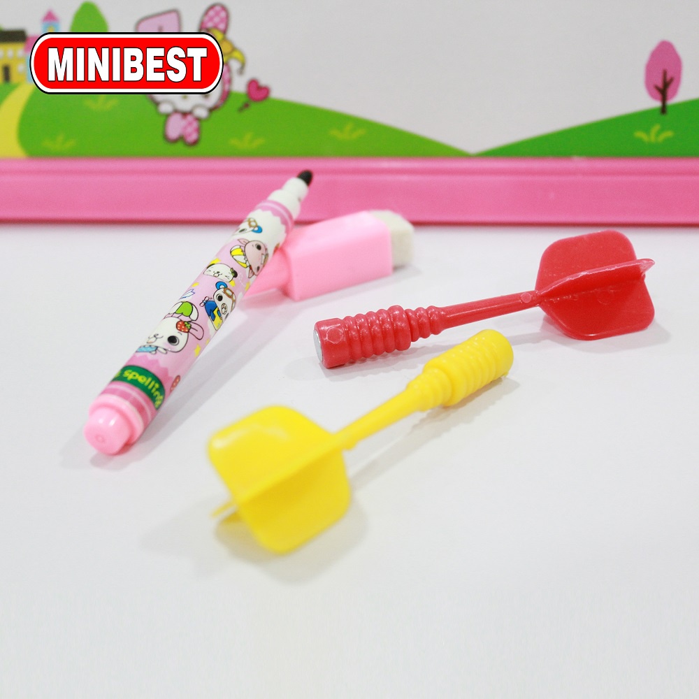 [MB] Mainan Edukasi Whiteboard Belajar Anak &amp; Dartboard Panahan Magnet