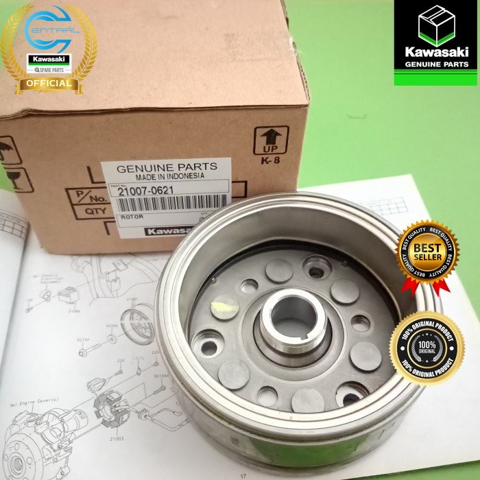 Rotor 21007-0621 KLX-BF / Magnet KLX-BF