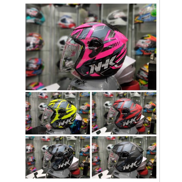 NHK R6 PATROL SERIES ALL WARNA DAN PAKET SPOILER HELM OPEN FACE