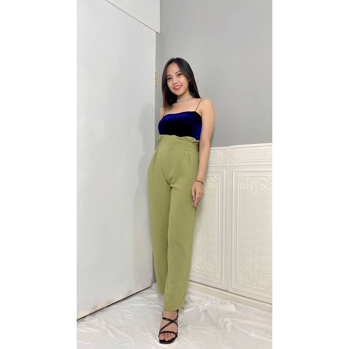 BEFAST - ZRX CELANA KULOT LIVIA / GIA KULOT RAMPEL HAIGHWAITS CRINCLE / Fashion Ala Wanita Korean Style / Kulot Termurah /  Celana Kulot Polos Formal / Pakaian Kerja Wanita Casual / Celana Kulot Teelaris / Outfit Cewe Kue