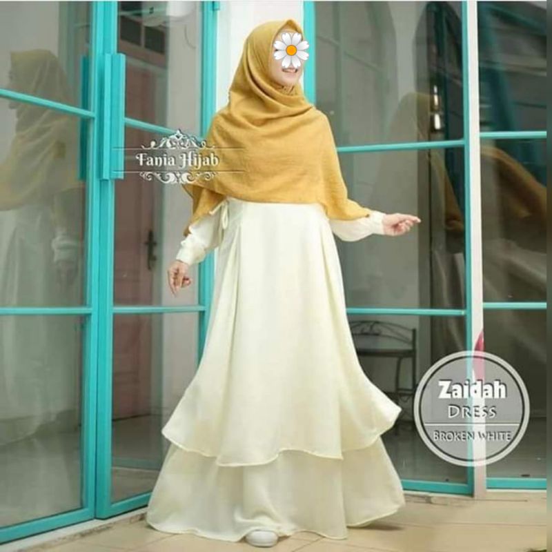 Gamis wanita Zaidah Dress by Fania Hijab