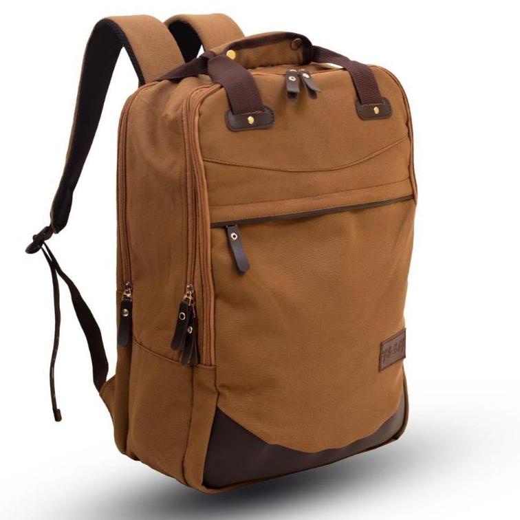 [E-A7A] ㊚] gh_bag Tas Ransel Kanvas-amanah