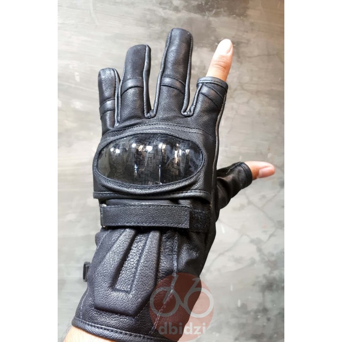URBANFLEX SARUNG TANGAN MOTOR KULIT ASLI GARUT GLOVES TOURING RACING