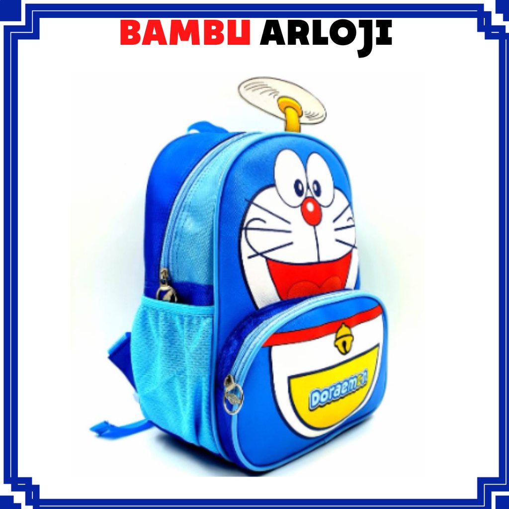 BAJ TAS SEKOLAH RANSEL ANAK 3D 3 DIMENSI PREMIUM TK PAUD PG LOL MICKEY HELLO KITTY DORAEMON BE TA005