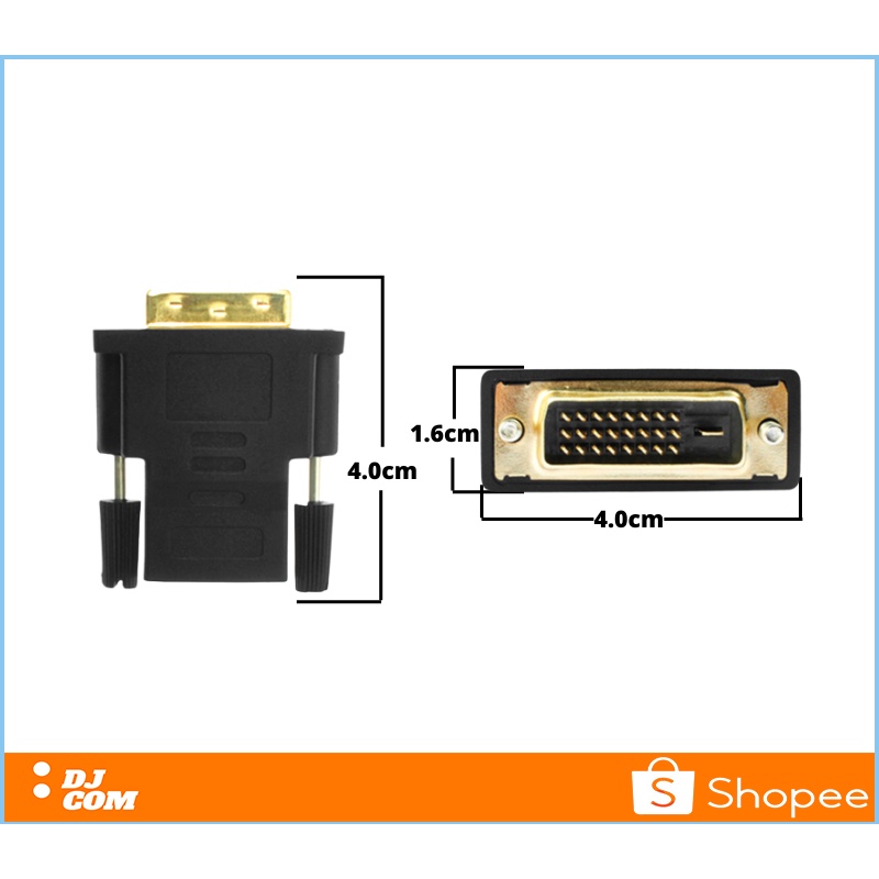 Adapter Converter DVI 24+1 Male to HDTV Female