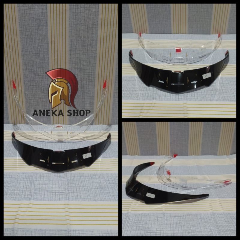 SPOILER HELM ZEUS ZS 611 | SPOILER AKRILIK 3MM | PAKET GANTENG