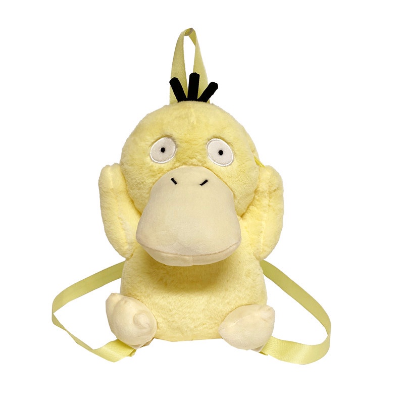 TAS RANSEL PSYDUCK POKEMON BEBEK BONEKA BULU DUCK LEMBUT Tas BACKPACK DUCK LUCU Fashion Korean Style Tas Kartun Bebek Kekinian Bahan Plush Halus Trendy