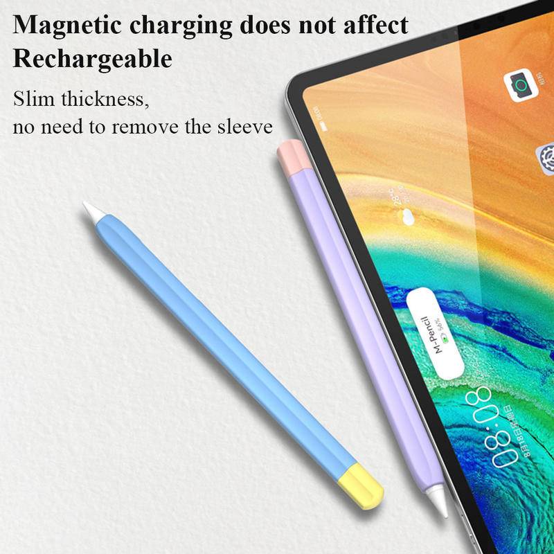 Soft Silicone Touch Pen Case Untuk Huawei M-Pensil 2warna Polos Pensil Cover Untuk Huawei M Pensil 2nd Cap Stylus Pelindung Case