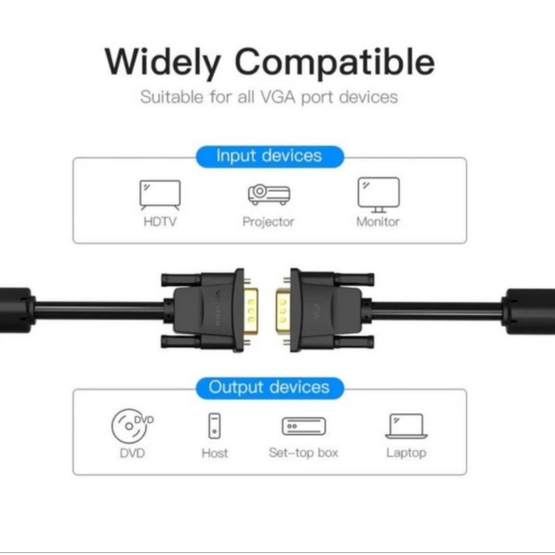 Vention DADBG 1.5M kabel vga male to male Premium Digital Video HDTV