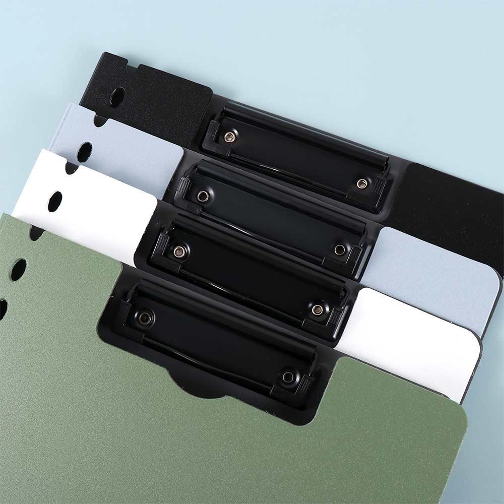 REBUY Rebuy A4 File Folder Double Clips Multifungsi Papan Alas Tulisan Memo Clip Board Test Paper Storage Tulisan Clipboard