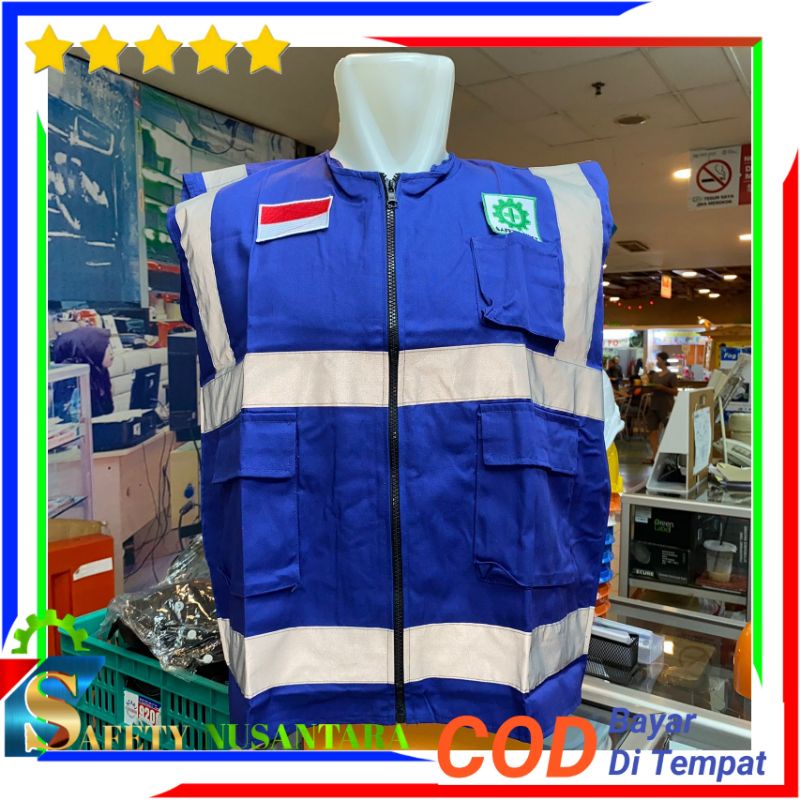 Rompi Safety Proyek K3 / Rompi Safety Tambang / Rompi Safety Logo K3