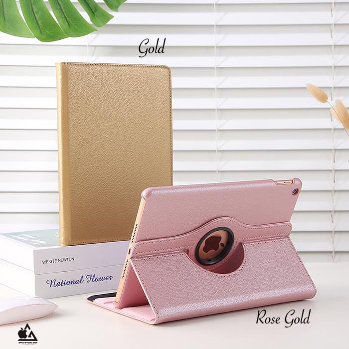 Sarung Book Cover Leather Rotary 360 Realme Pad Mini 8.7” Flip Smart Case Cover SmartCase SmartCover Putar 360 derajat TEMEPERED GLASS