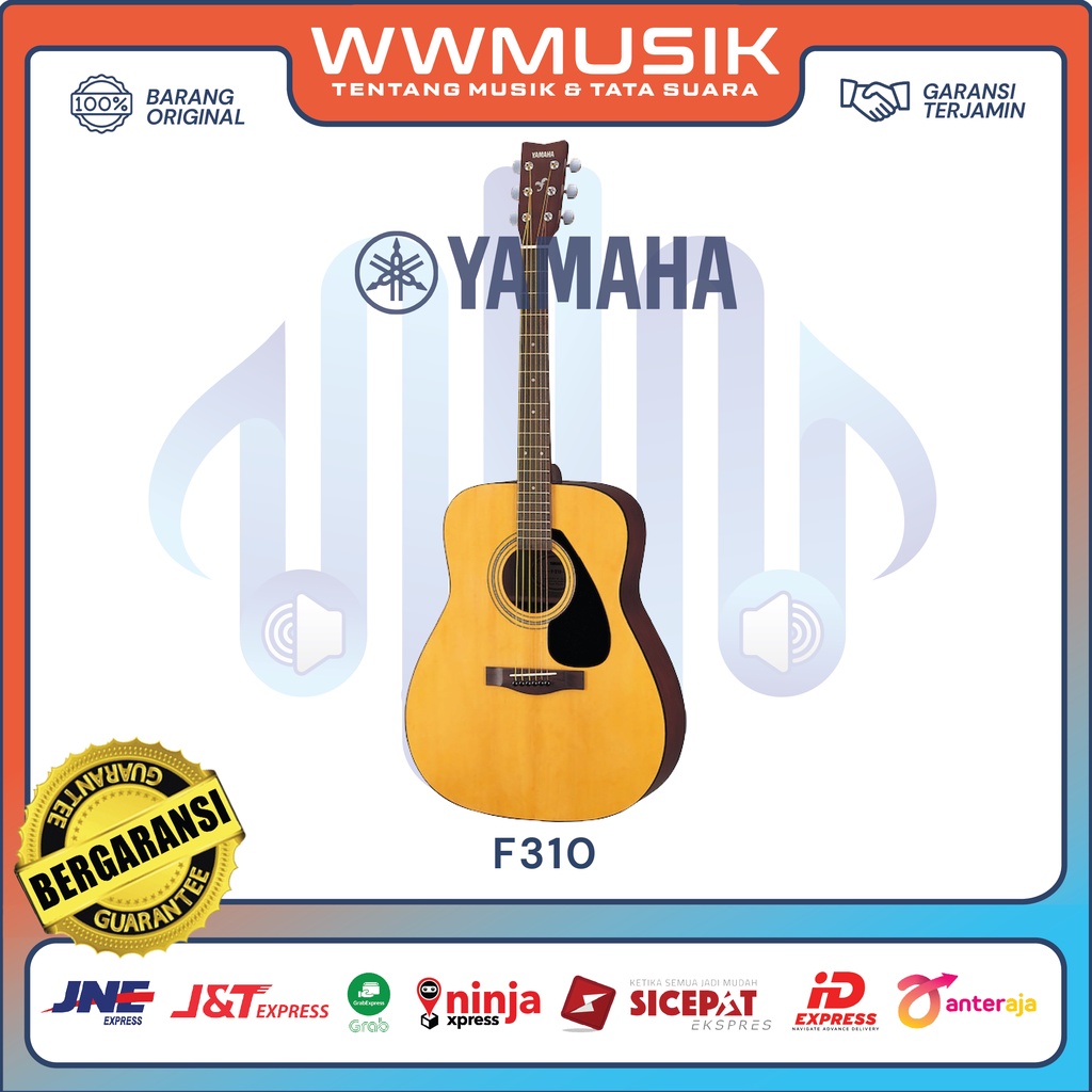 Gitar Akustik YAMAHA F310 F-310 F 310 String Folk Spruce Top Bodi Traditional Rosewood Western Pemul