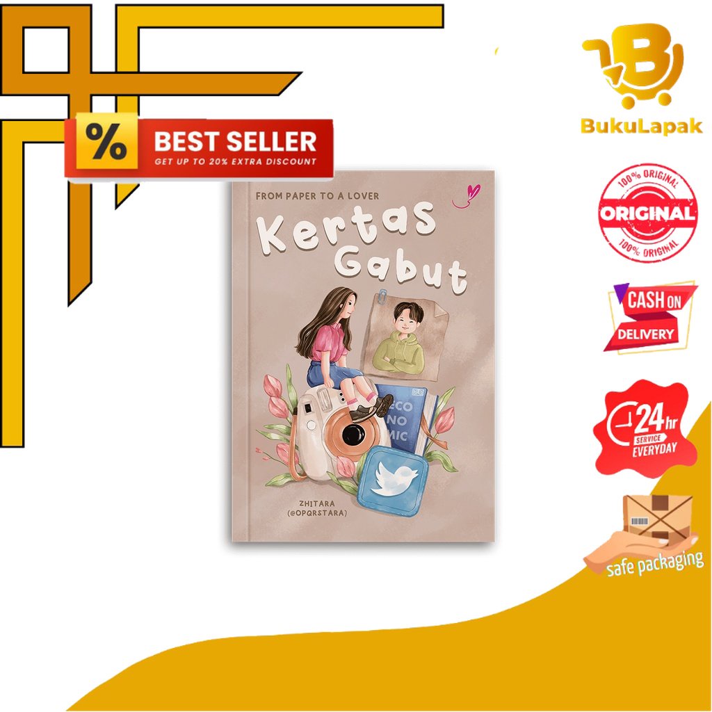 Buku Novel: Kertas Gabut, Novel Remaja - Reneturos
