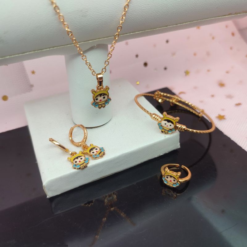 PROMO set kalung Anak lengkap yaxiya lapis emas