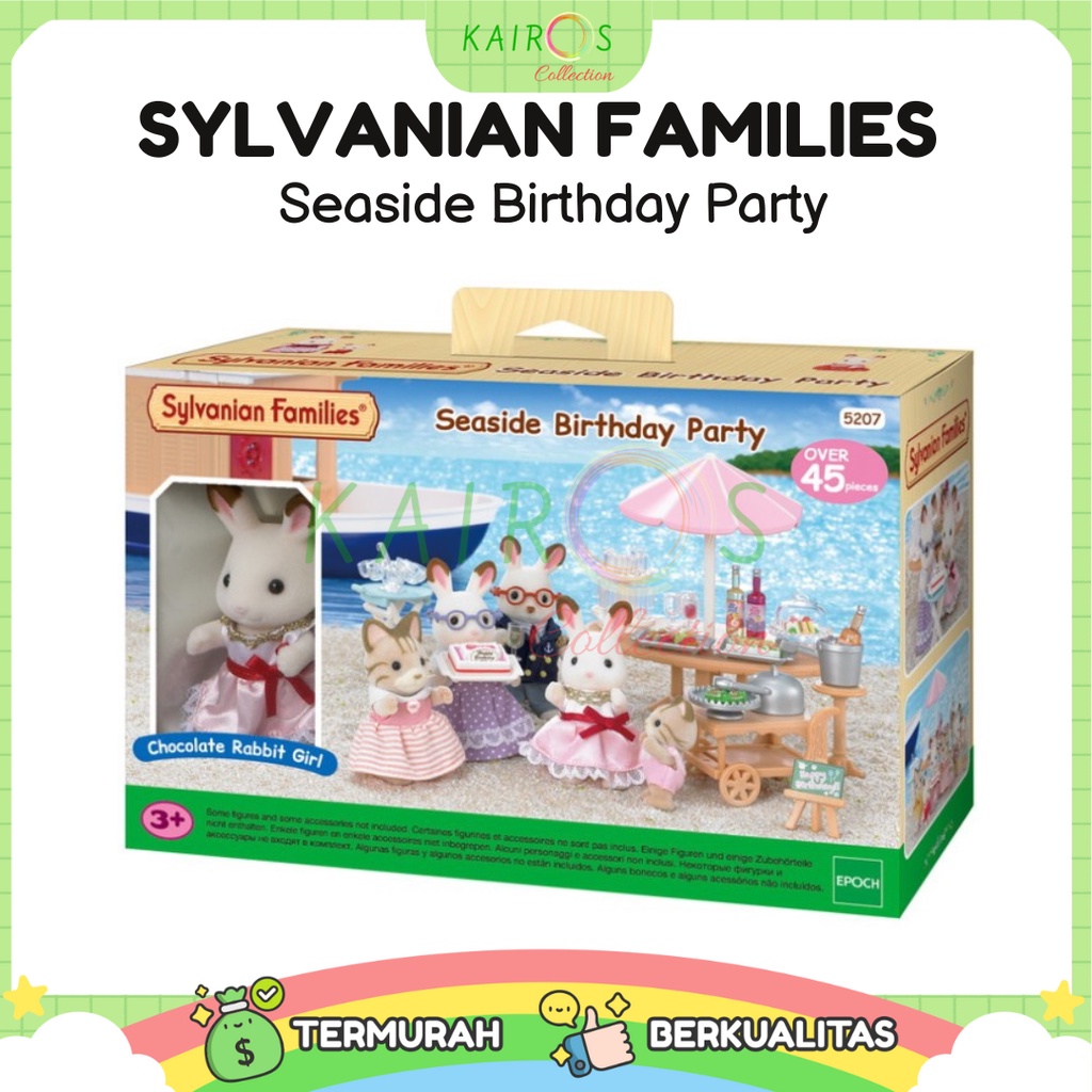 Sylvanian Families Seaside Birthday Party