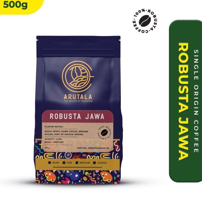 

[BISA COD] ARUTALA Kopi Jawa Robusta Java Coffee 500 Gram