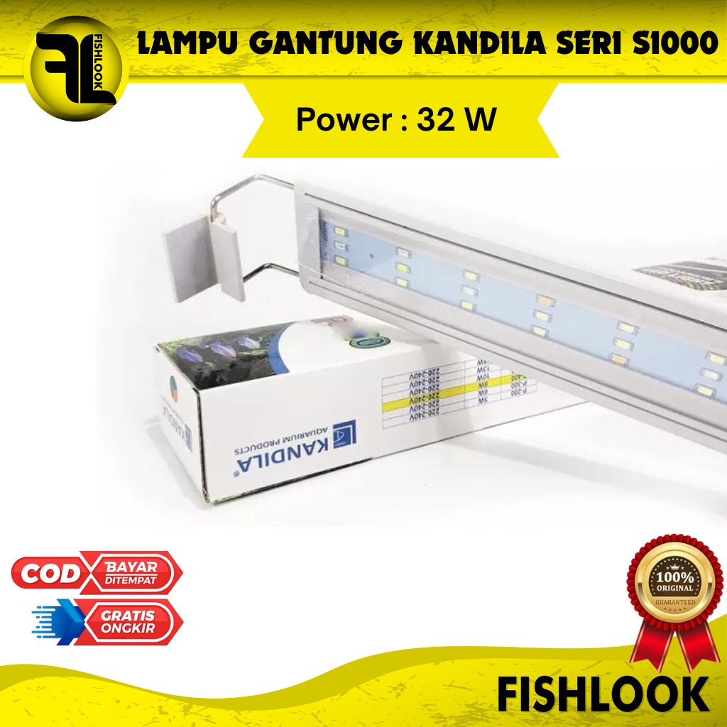 LAMPU KANDILA LED S1000 S-1000 32W AQUARIUM AQUASCAPE