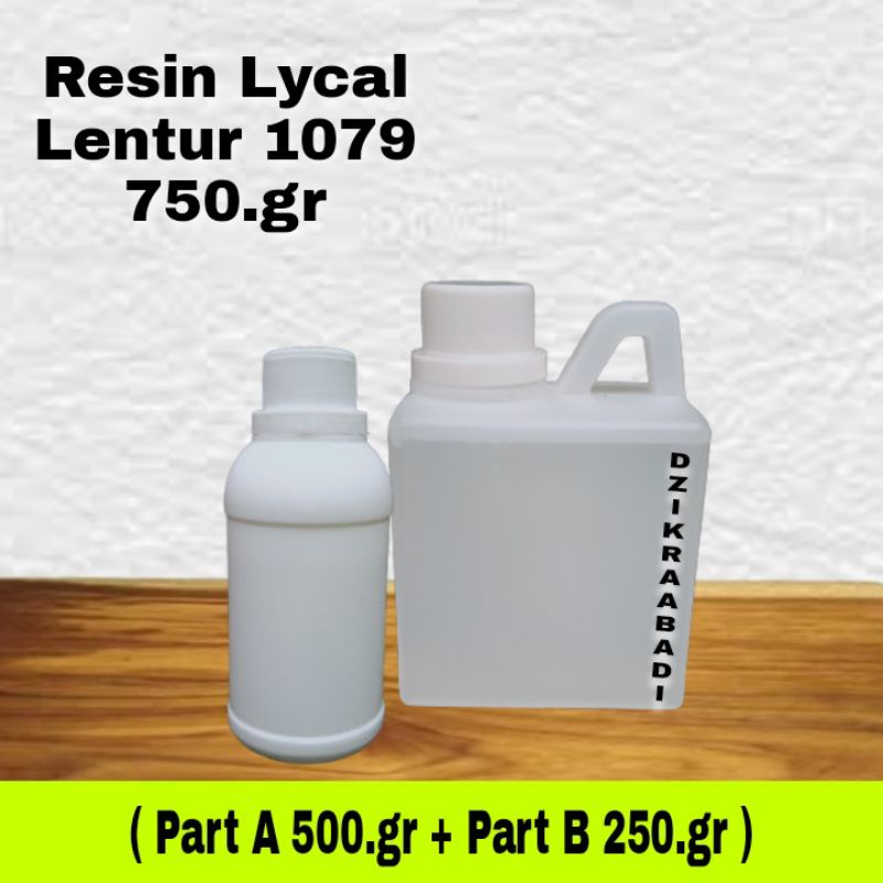 Resin Lycal Lical Lentur Bening ( 1079 ) 750 gr