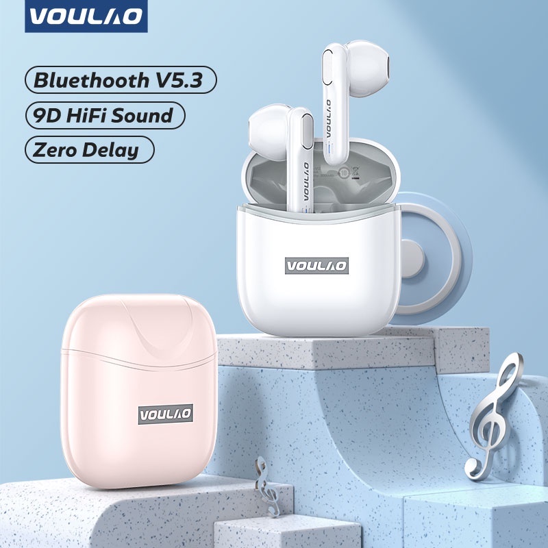 Jual VOULAOVL2 headset bluetooth TWS Wireless Gaming Earphone With Mic HIFI Stereo Siaga Lama