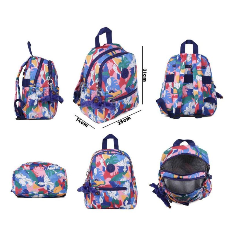 Tas ransel wanita small backpack sekolah import waterproof K2195