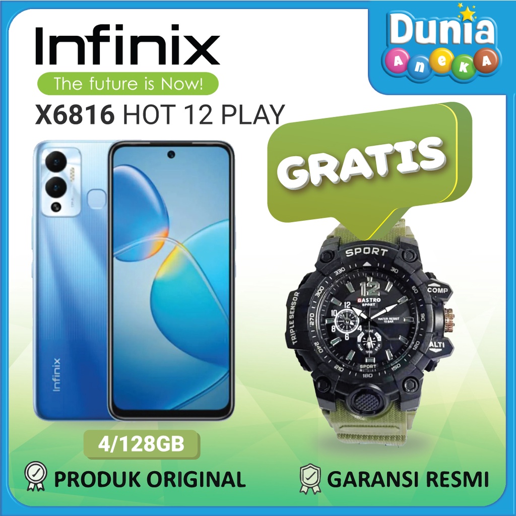 INFINIX HOT 12 PLAY SMARTPHONE GARANSI RESMI