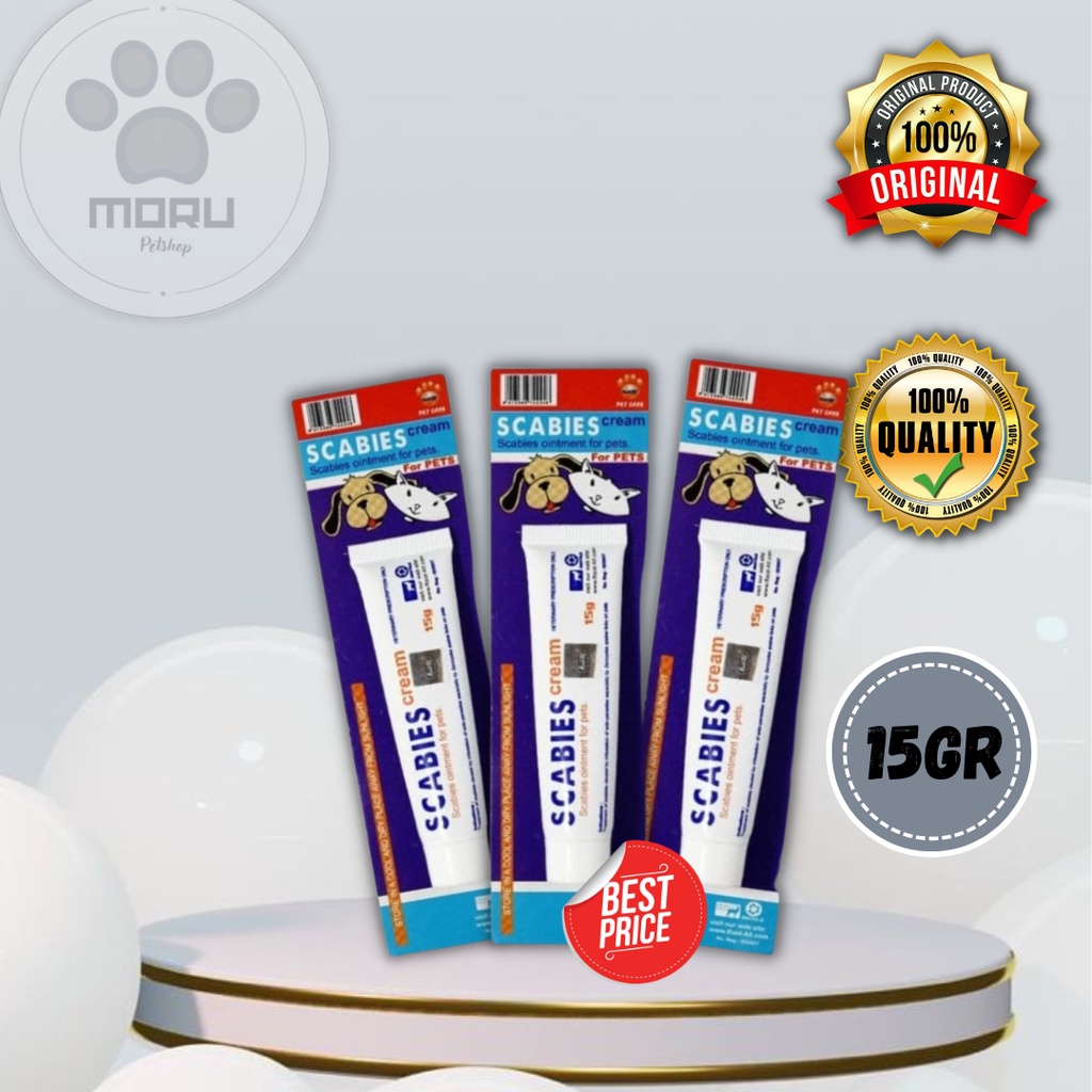 ORIGINAL Scabies cream - salep scabies kucing anjing