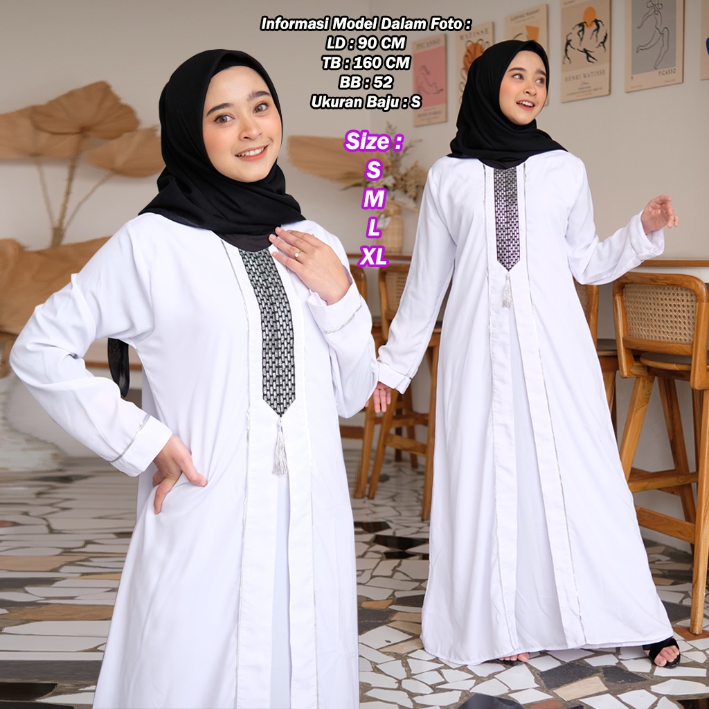 Abaya Hitam Turkey Dress Wanita Fashion Wanita Muslim Gamis Syari Remaja Kekinian Baju Model Terbaru