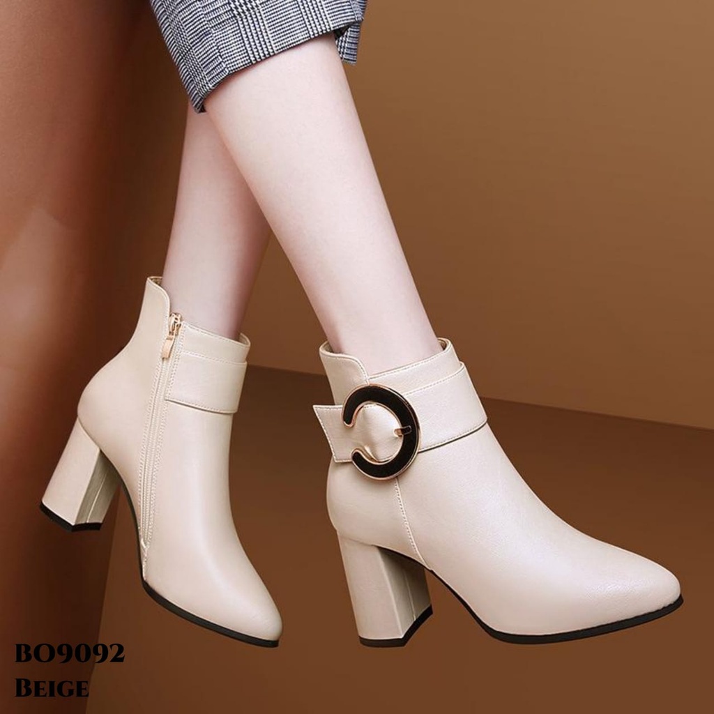 PRF Sepatu Boots Flat Fashion Korean BO9092