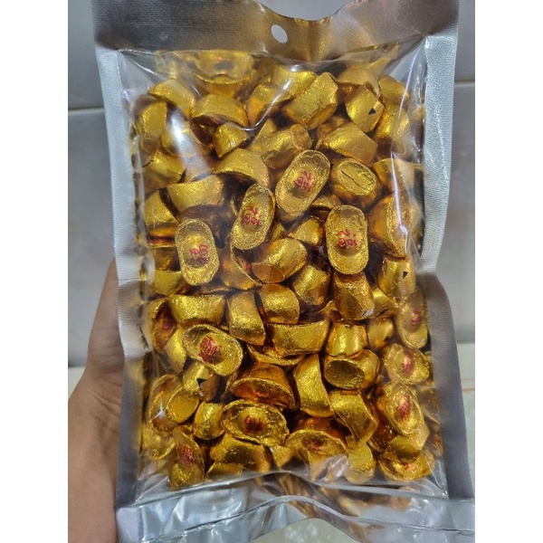 COKLAT IMLEK YUAN BAO 500GR , COKELAT UANG CINA KUNO , COKELAT UANG CINA , COKLAT IMLEK