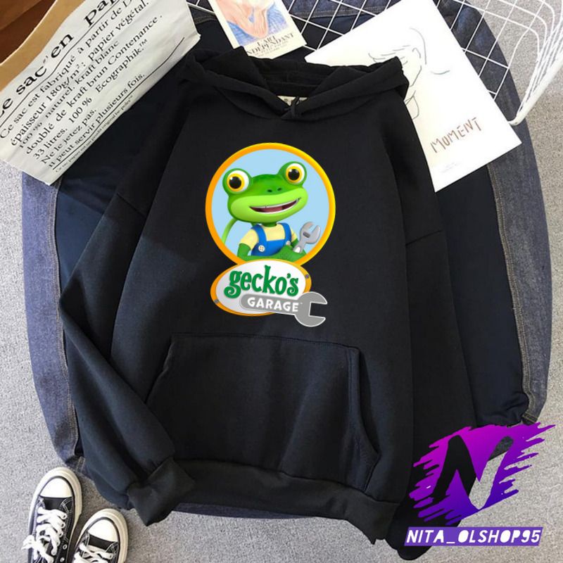 gecko garage hoodie anak gecko's garage