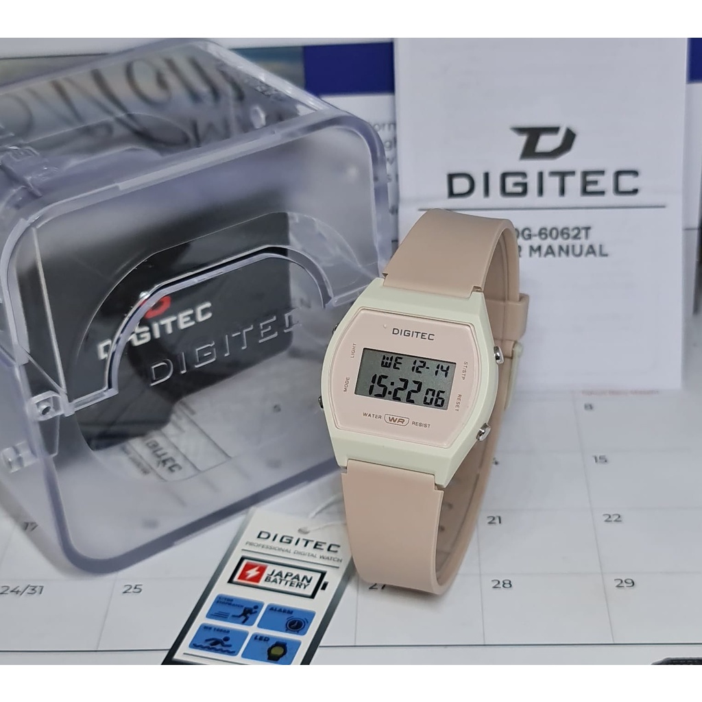 Jam Tangan Wanita Digitec 6062T Original