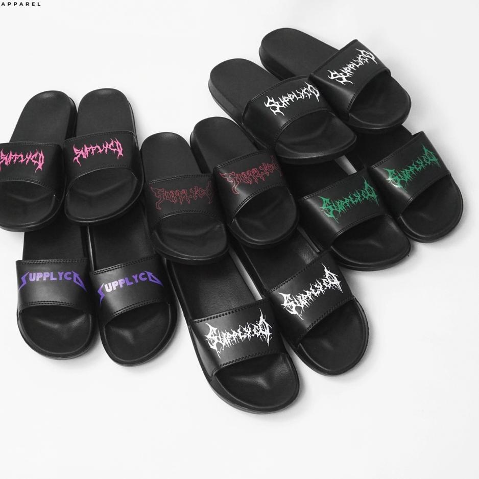 Siap Kirim [SDL0008-10] Sandal slop / Sandal Slide / sendal slide slippers  Footwear original Supply