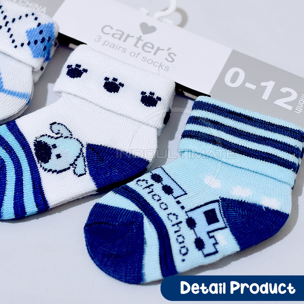 3 Pcs Kaos Kaki Bayi [BISA COD] Kaos Kaki Bayi Laki laki Kaos Kaki Bayi Perempuan Kaos Kaki Bayi Baru Lahir Kaos kaki Bayi Karakter Alas Kaki Bayi Sepatu Bayi Foot Cover Baby Socks BY-56-FC