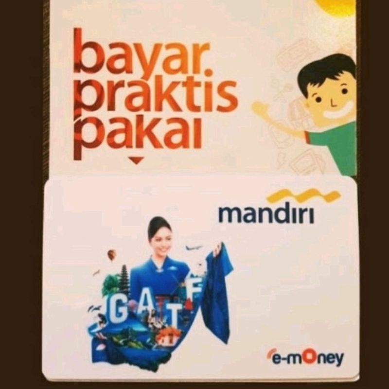 Mandiri eMoney Bank Mandiri GATF Edition (GARUDA Travel Fair) ORI /Like eTOLL Tapcash Flazz or Brizzi