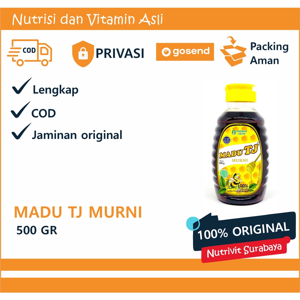 Madu TJ Murni 500g Tresno Joyo