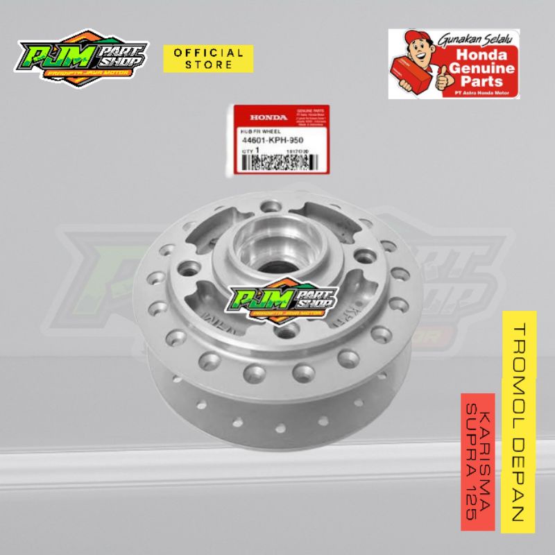 Tromol Depan Cakram KARISMA SUPRA 125 ORI Original AHM - 44601KPH950