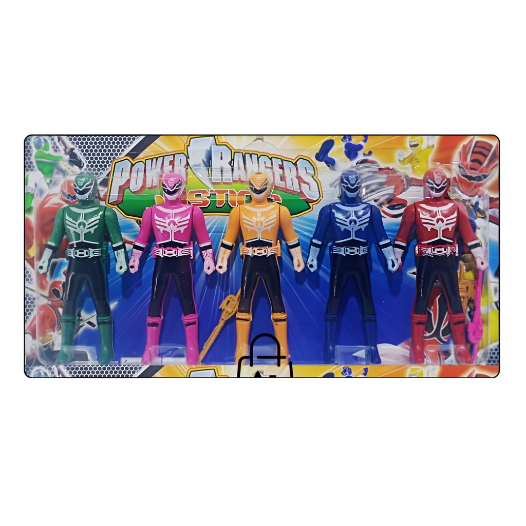 Power Rangers Keren Isi 5 | Mainan Anak Laki Laki Robot Robotan | Kado Ulang Tahun Anak Cowok Cowo