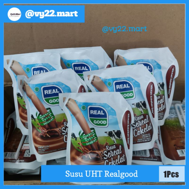 

Susu Pouch UHT Realgood Real Good Netto 125ml