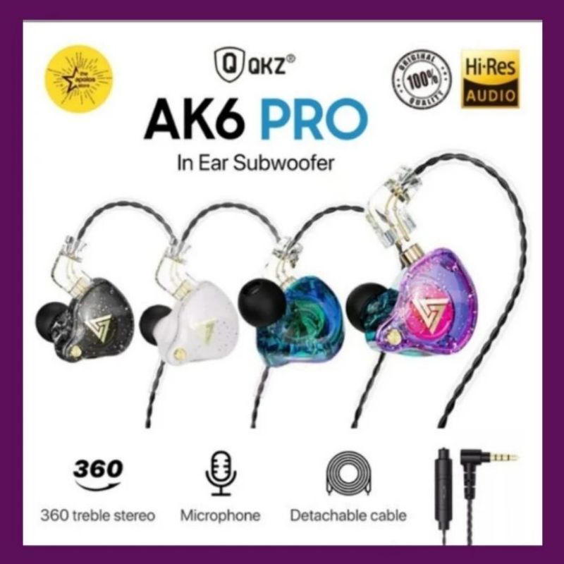 HEADSET QKZ AK6 PRO