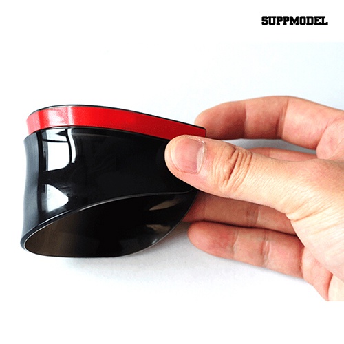 [Dekorasi] 2pcs Universal Kaca Spion Samping Belakang Hitam Bening Hujan Salju Perisai Untuk Mobil Truk