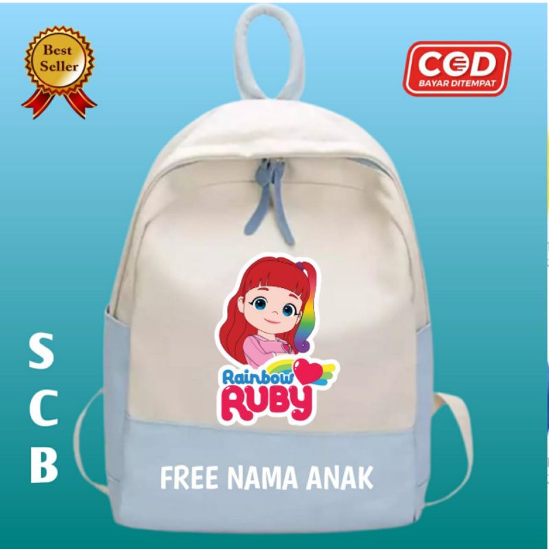 Tas Ransel/Kantong Anak Rainbow Ruby