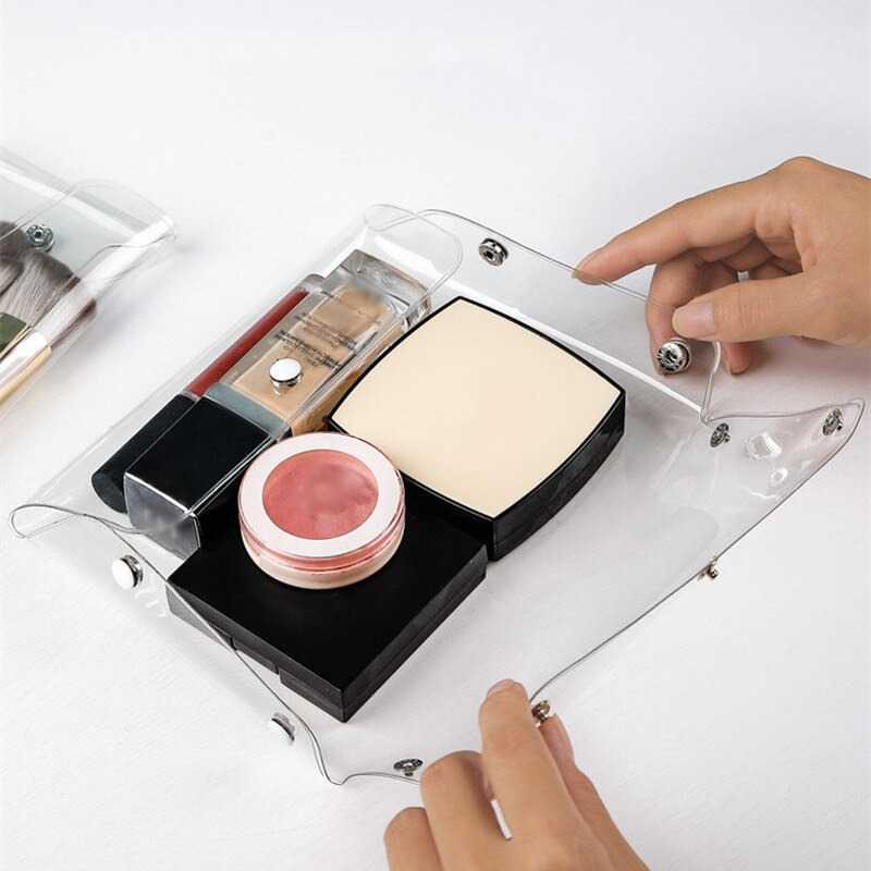 Jiangxi Tas Kosmetik Alat Make Up Portable Pouch Korean 3 PCS - BL039 ( Mughnii )